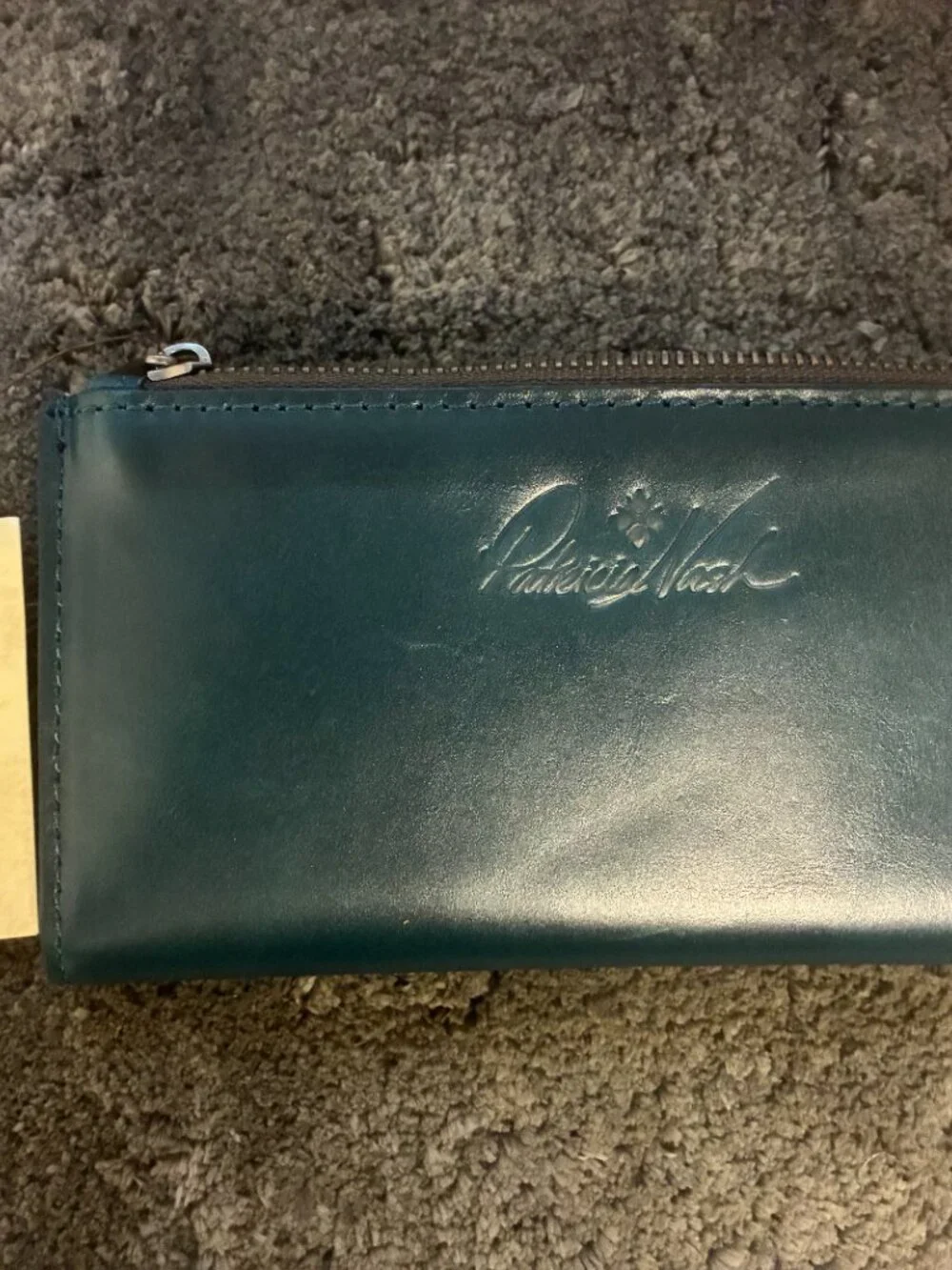 Patricia Nash Vintage Distress Nazari Blue Coral  Wallet